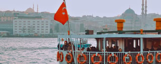 ferry ride on the bosphorus strait