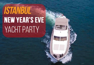 New Year Party At Bosphorus With Luxury Yacht
