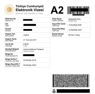 Turkey evisa (Turkey Electronic Visa )