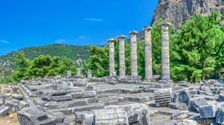 Athena Polias in the ancient city of Priene