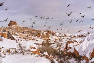 cappadocia in winter