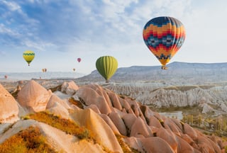 great tourist attraction of Cappadocia balloon
