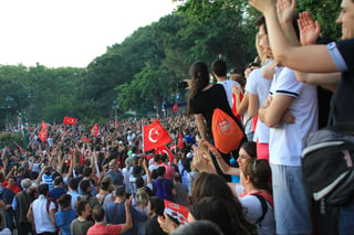 Istanbul, Turkey. Taksim, Gezipark