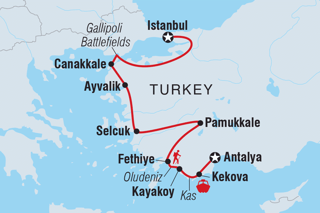 Travel Routes from Istanbul