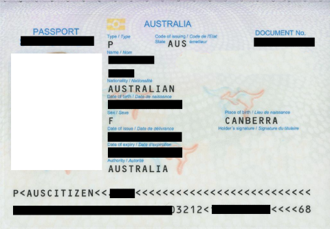 Australian Passport for Turkey Visa