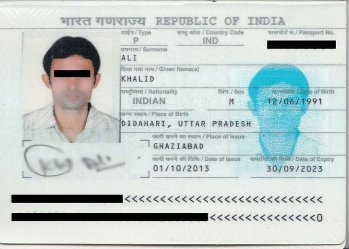 Indian citizens passport (Turkey e Visa)