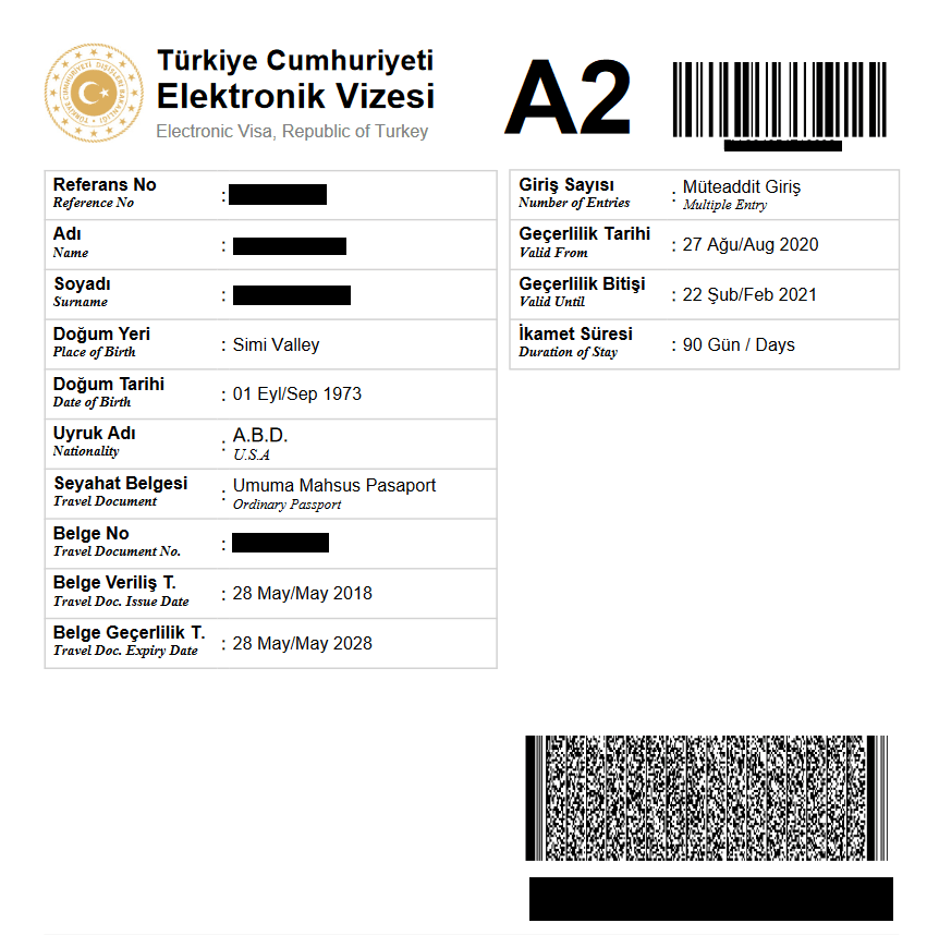 Turkey e visa Granted